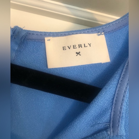 Blue Everly dress. Size small. Like new. Only worn a couple times. - Picture 3 of 4